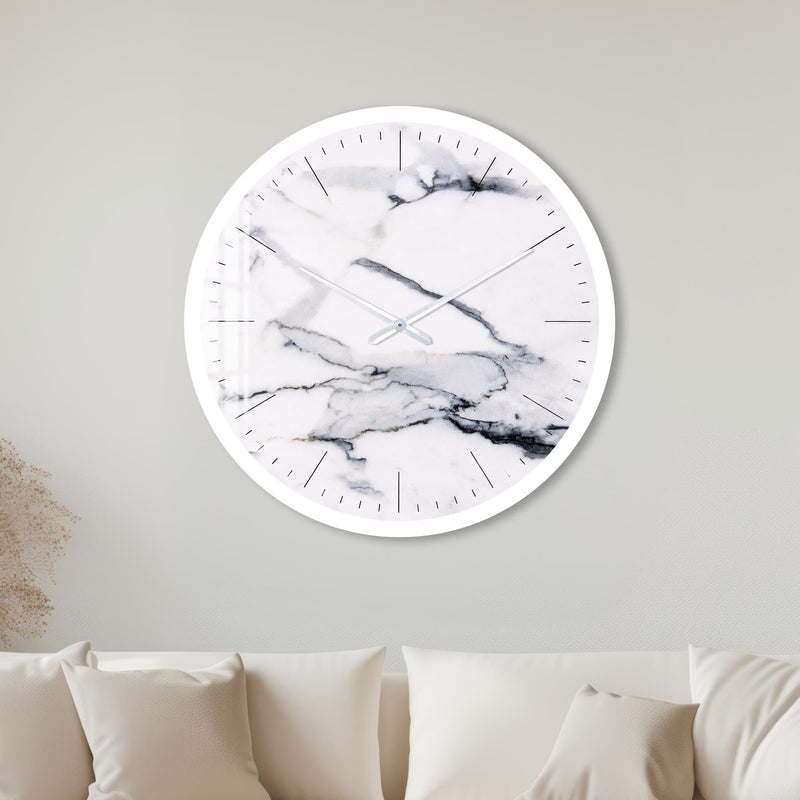 Monochrome Marble with white frame