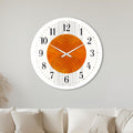Orange Orbit with white frame