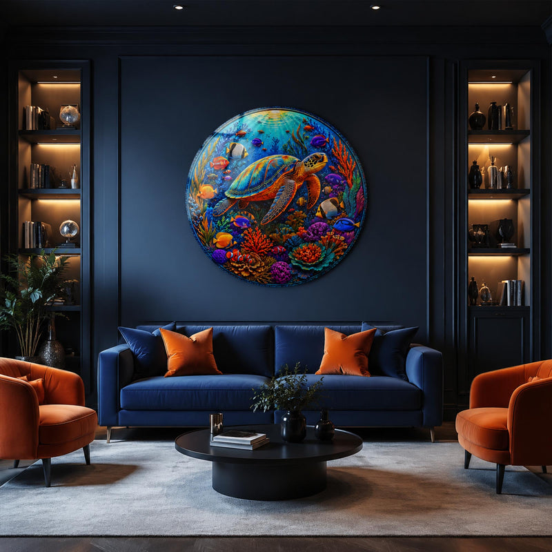 Vibrant Sea Turtle Reef lifestyle view