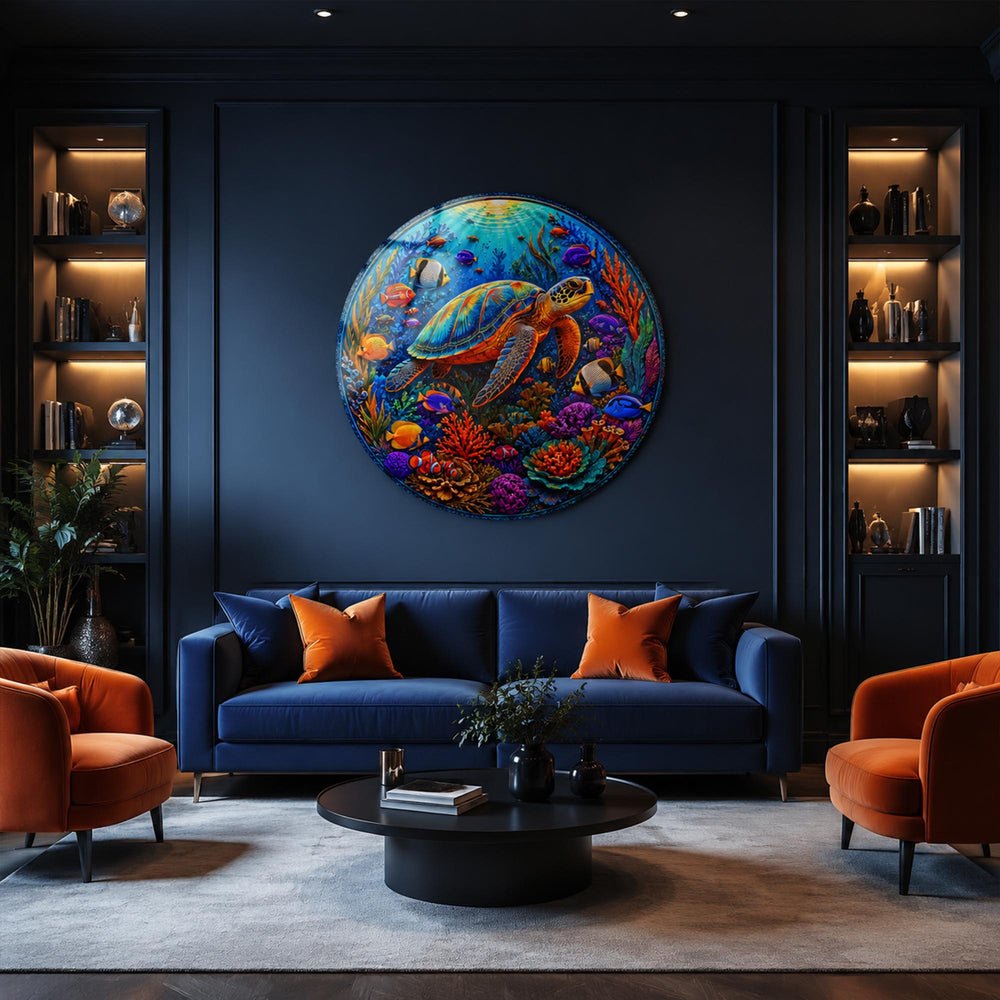 Vibrant Sea Turtle Reef lifestyle view