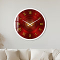 Crimson Roman Numerals with white frame