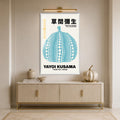 Dotted Pumpkin Poster with white frame