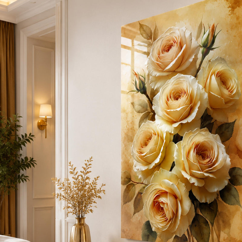 Champagne Rose Bouquet lifestyle view