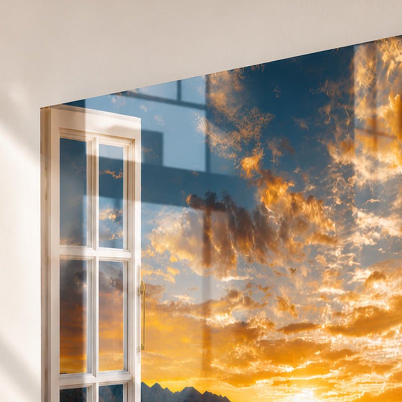 Desert Window Sunset lifestyle view