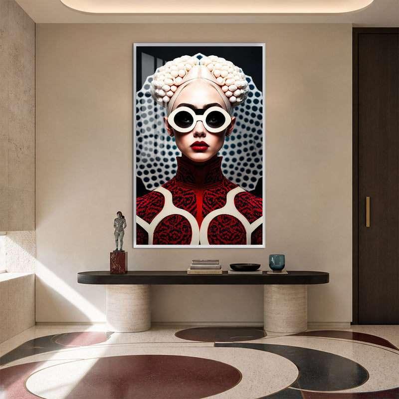 Pearl Vision with white frame