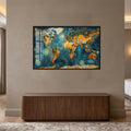 Starry World Map lifestyle view