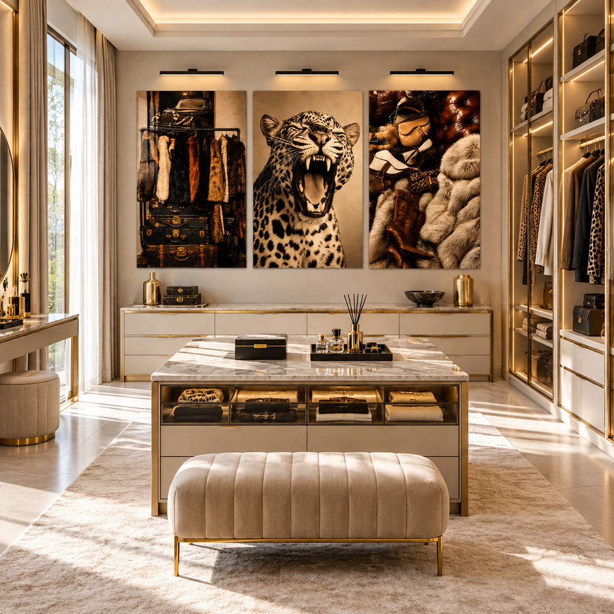 Leopard Luxury lifestyle view