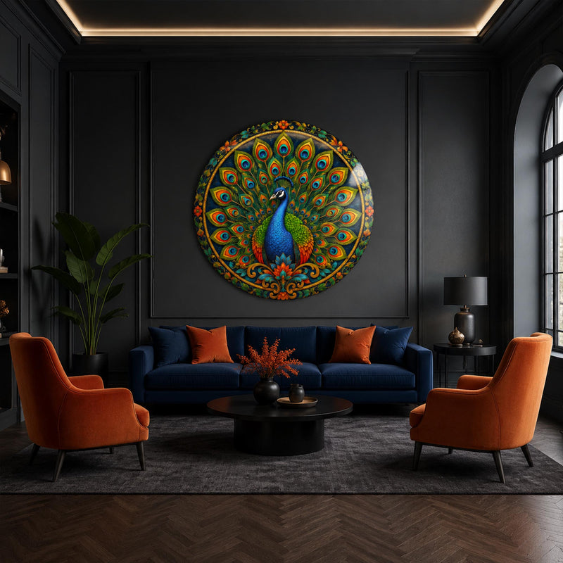 Emerald Peacock Fan lifestyle view