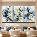 Blue Blossom with black frame