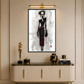 Crimson Couture with black frame