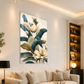 Artronauts Glass Print Midnight Magnolia Garden Glass Wall Art
