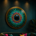 Concentric Emerald Iris Mandala lifestyle view