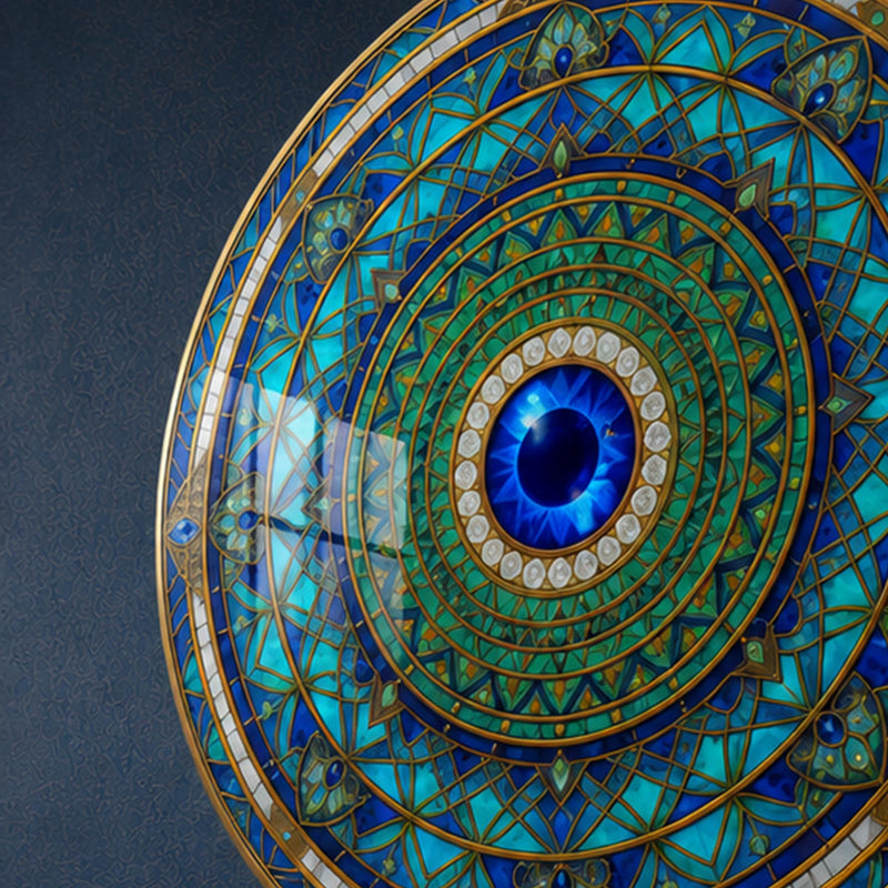 Turquoise Evil Eye Mandala lifestyle view