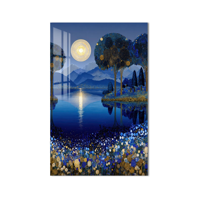 Gilded Moonlit Lake product shot on white background