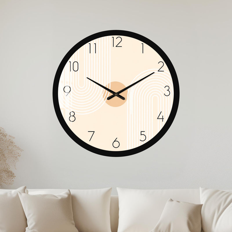 Neutral Arch Lines with black frame