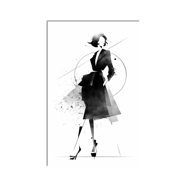 Monochrome Fashion Muse product shot on white background