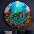 Vibrant Coral Sea Turtle lifestyle view