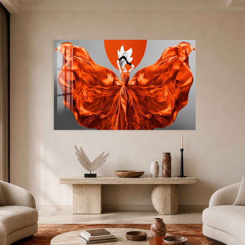 Scarlet Gown Silhouette lifestyle view