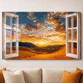 Desert Window Sunset lifestyle view
