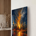 Artronauts Glass Print Manhattan Afterglow Glass Wall Art