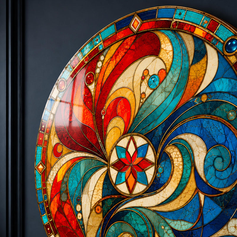 Crimson Azure Harmony lifestyle view