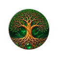 Emerald Tree Of Life product shot on white background