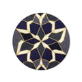 Navy Gold Star Tile Mosaic product shot on white background