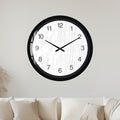Whitewashed Wood with black frame