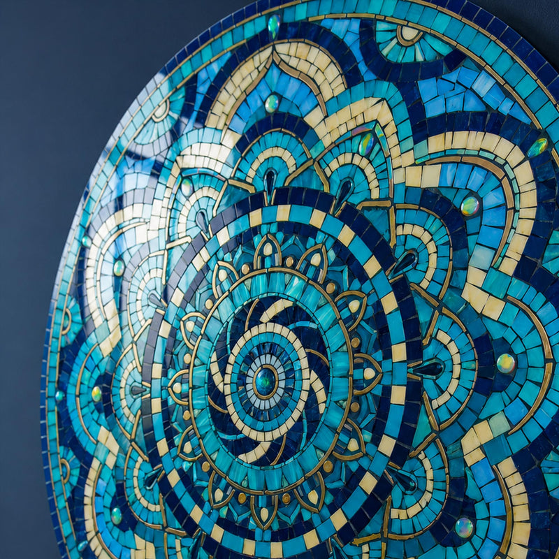 Azure Mosaic Mandala lifestyle view