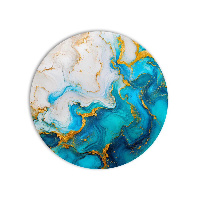 Gilded Turquoise Tides product shot on white background