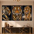 Golden Tiger with black frame