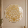 Shahada Gold Relief Medallion lifestyle view