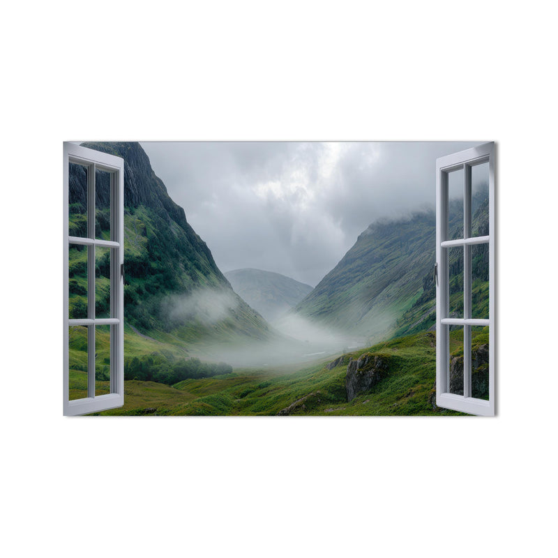Misty Highland Window product shot on white background
