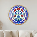 Ottoman Carnation Garden with gold frame