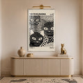 Tokyo Polka Dot Cats with silver frame