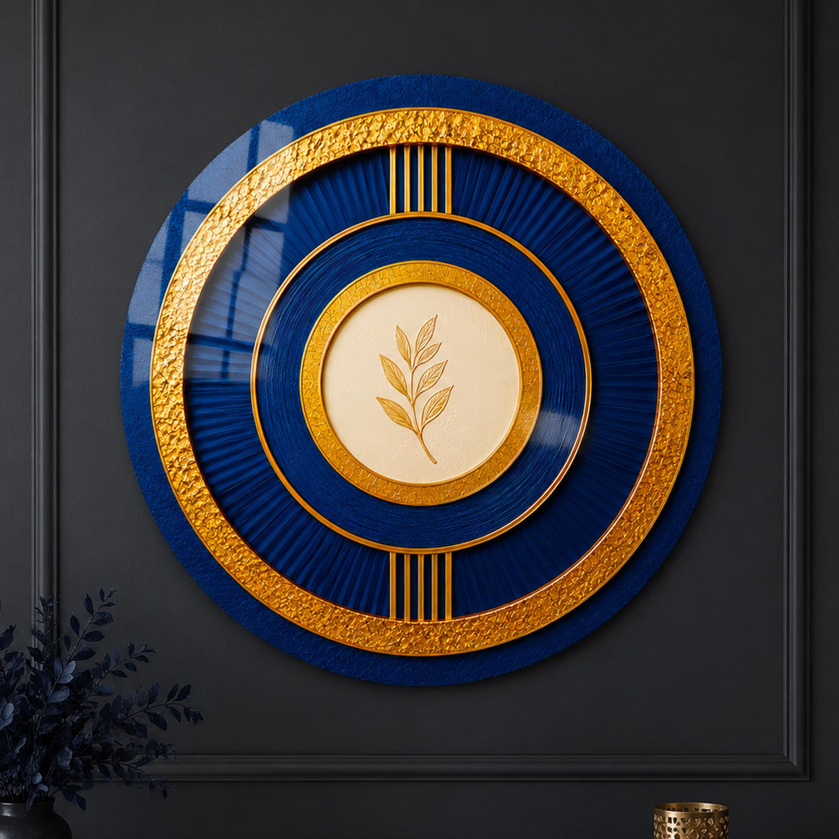 Golden Laurel Medallion lifestyle view