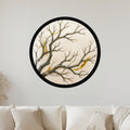 Golden Branches with gold frame