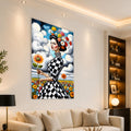 Checkered Floral Muse lifestyle view