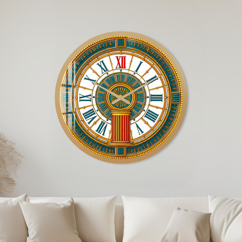 Ornate Roman Dial with gold frame
