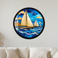 Golden Sails with black frame