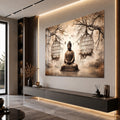Artronauts Glass Print Buddha Beneath the Birdcages Glass Wall Art