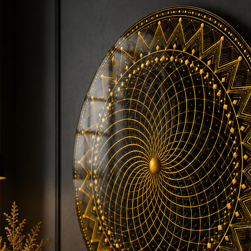 Golden Vortex Mandala lifestyle view