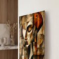 Artronauts Glass Print Geometric Saxophone Player Glass Wall Art