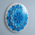 Azure Mandala Bloom close-up angled detail