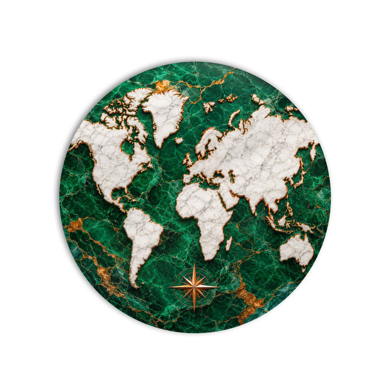 Emerald Marble World product shot on white background