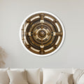 Gilded Celestial Mechanism with white frame
