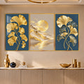 Golden Ginkgo with gold frame