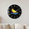 Canary Roman Numeral with white frame