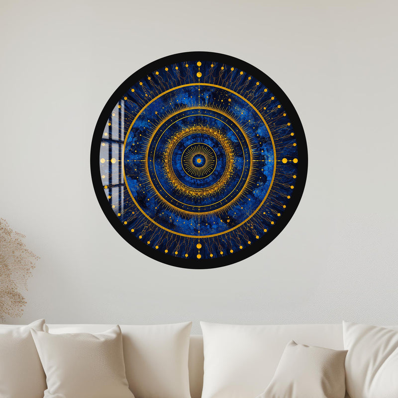 Celestial Golden Orbit with black frame
