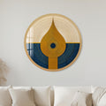 Golden Flame Horizon with gold frame